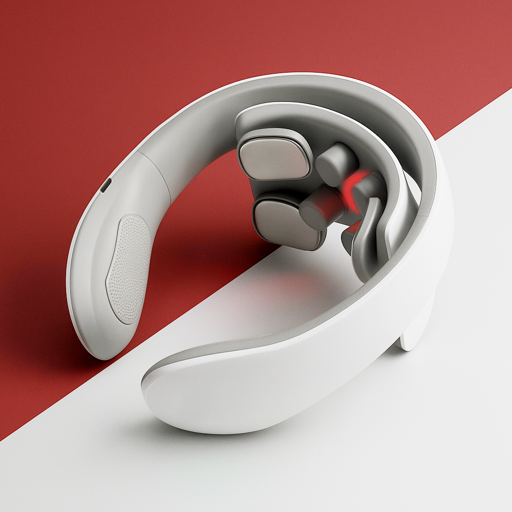 넥머신 온열 저주파 EMS 목마사지기 승모근제거